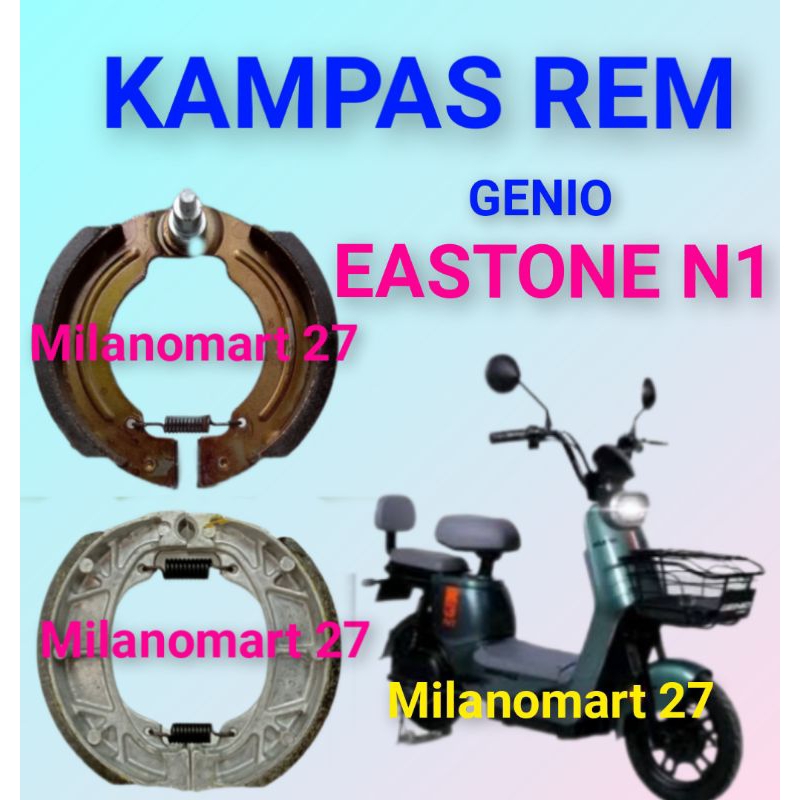 kampas rem Genio easton n1 kampas rem sepeda listrik GENIO EASTONE NI