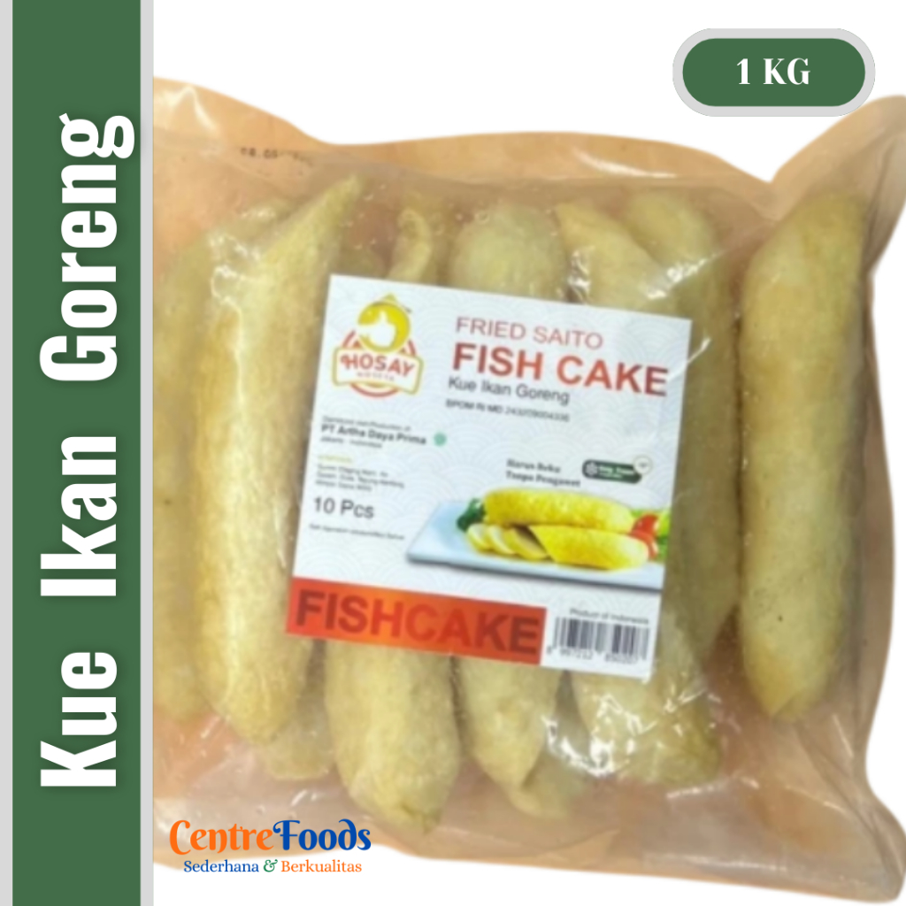 

Kue Ikan Goreng - Fried Saito Fish Cake Hosay | 1.000gr [ Harga Per BKS ]