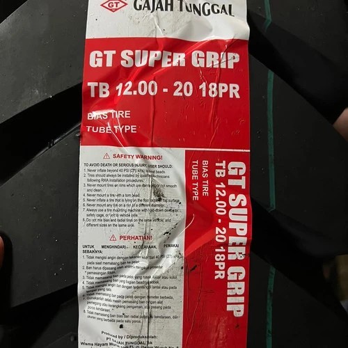 Ban Truk 12.00 20 18pr GT Super Grip Gajah Tunggal 1200 R20 18ply truck bias