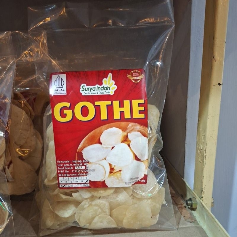 

Kripik GOTHE 150gr dijamin enak renyah Surya Indah Jombang