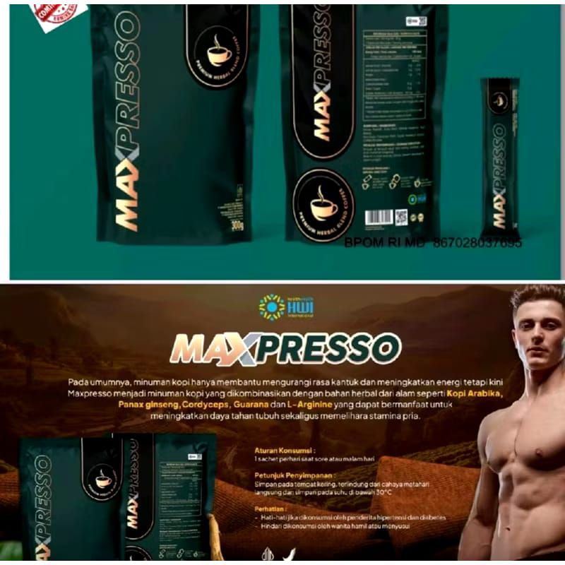 

GFD MAX PRESSO HWI KOPI GINSENG KHUSUS PRIA DEWASA [ECER 1 SC]