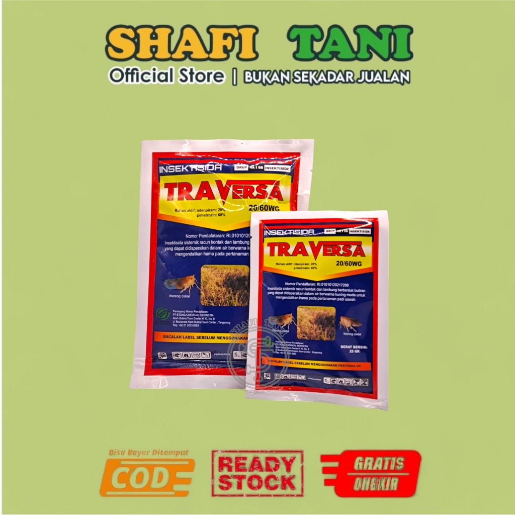 Insektisida TRAVERSA  untuk membasmi hama wereng pada tanaman padi berfungsi sama dengan Plenum, Ves