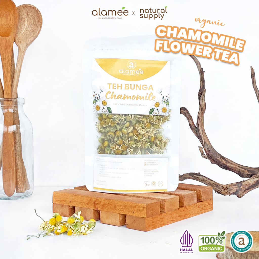 

ALAMEE Teh Chamomile Camomile Tea Flower Anti Insomnia Relaksasi Kamomile