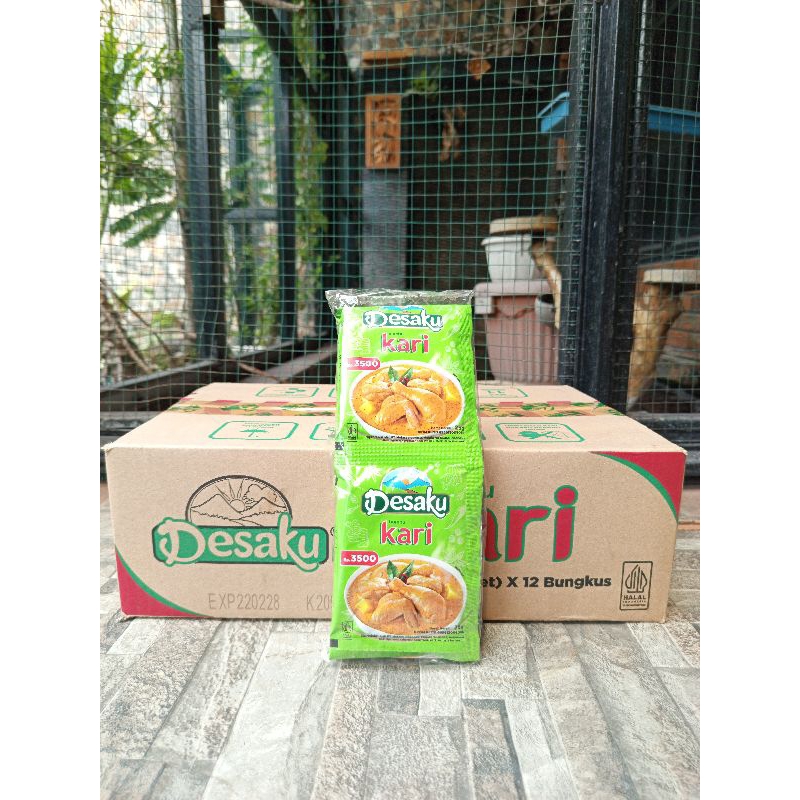 

Desaku Bumbu Kari 15g rempah asli 1 Bag= 10 Sachet