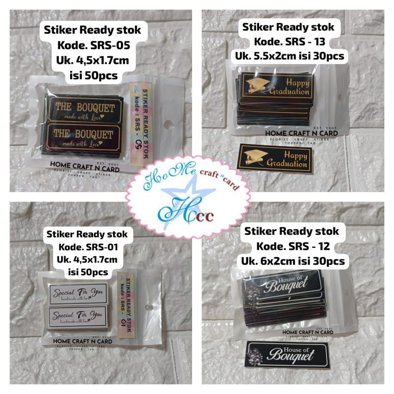 

STIKER ready stok / thank you | handmade | the bouquet | graduation