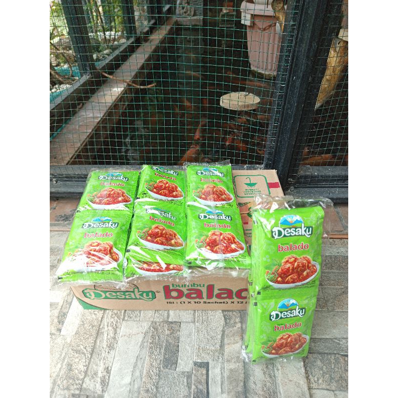 

Desaku Bumbu Balado Sachet 20g 1 Bag= 10 Sachet