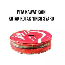 

PITA KAWAT KAIN KOTAK KOTAK 1INCH 3 YARD