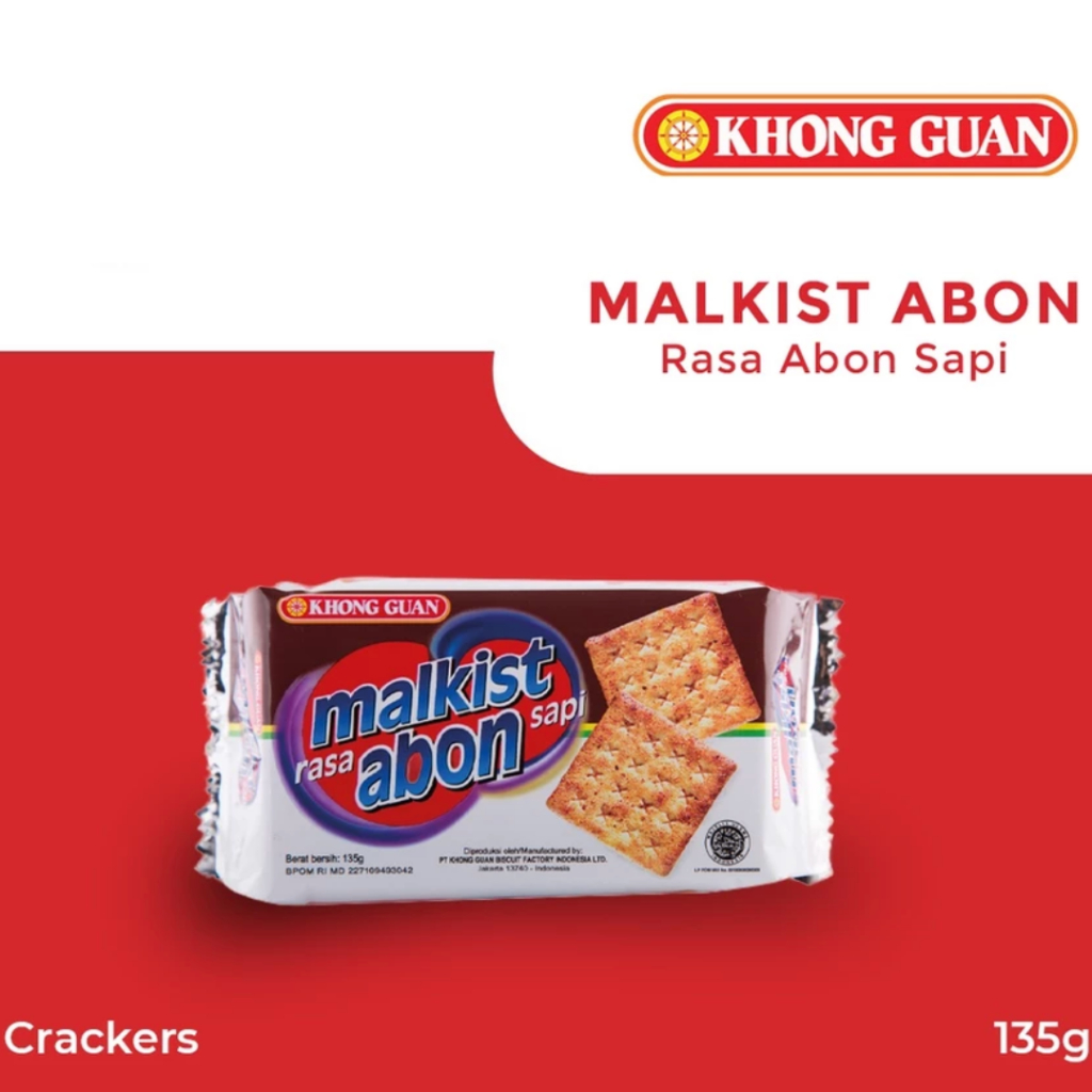 

Khong Guan Malkist Abon Sapi 135gr