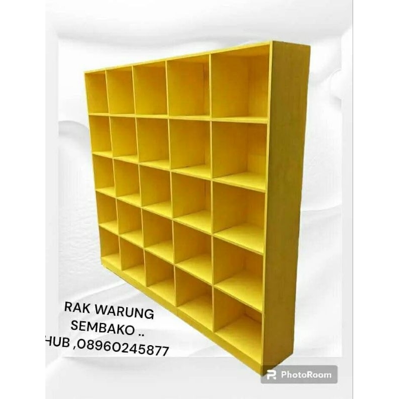 rak sembako warung/laundry kotak kotak serbaguna