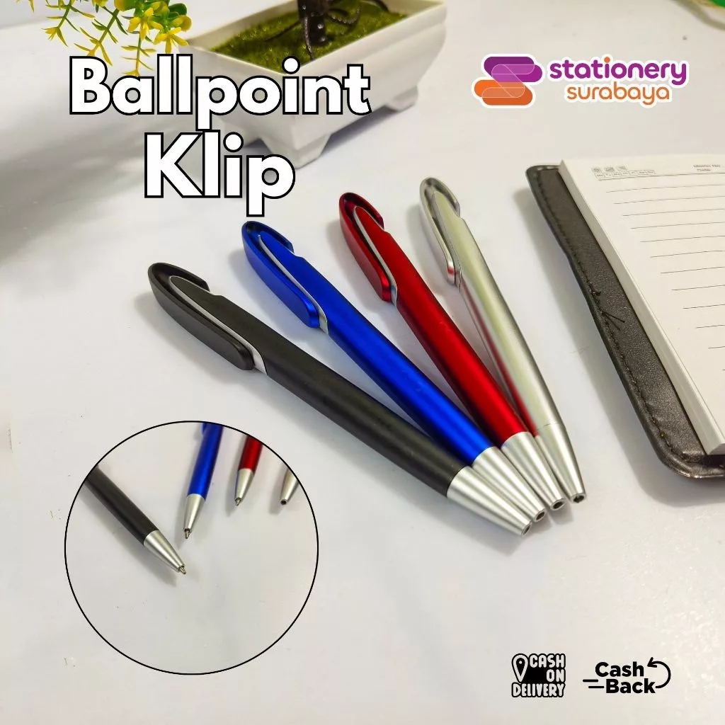 

Ballpoint Pena Pulpen Klip Bolpen Klip Murah Souvenir Pernikahan Acara Promosi Perusahaan Model Cetak Tinta Hitam Beragam Warna / Pen Clip
