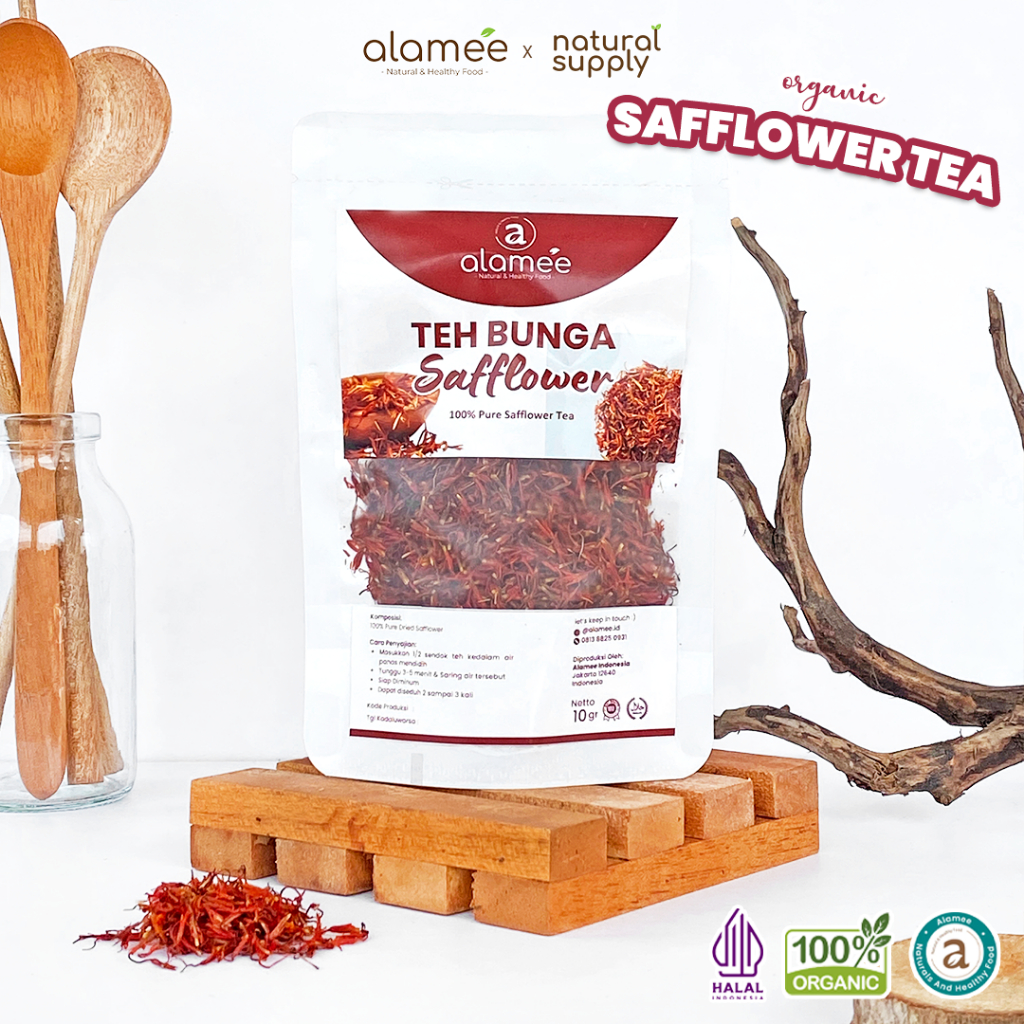 

Teh Bunga Safflower Herbal Tea Original Organik 10gr Alami Siap Seduh Minum Minuman Sehat Organic