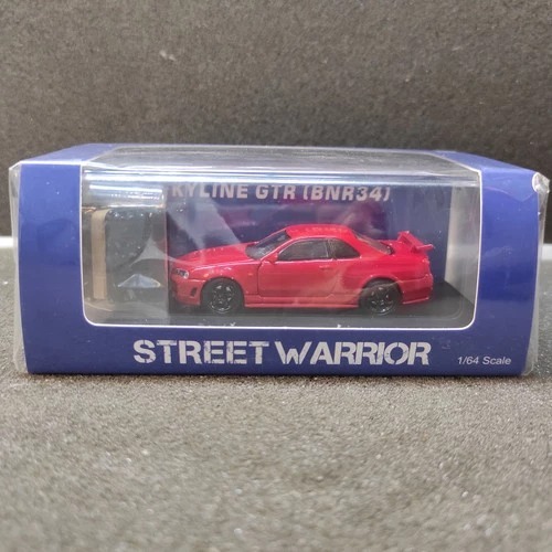 Street Weapon Warrior Nissan Skyline GTR R34 Red with Camper