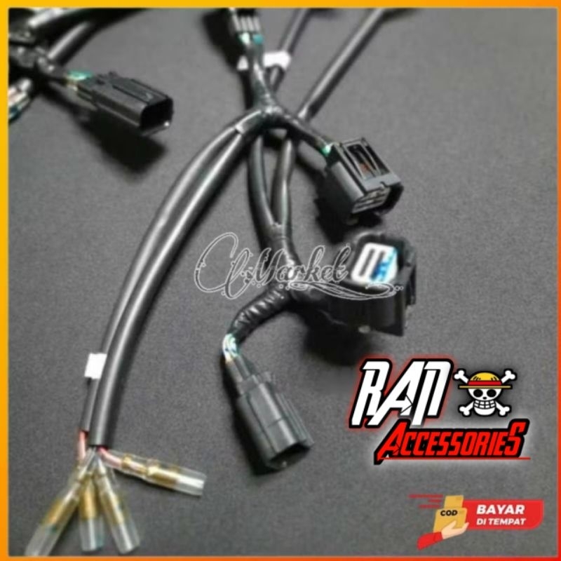 Kabel Soket Lampu Utama Vario 125 150 Led Headlamp Saklar Sen
