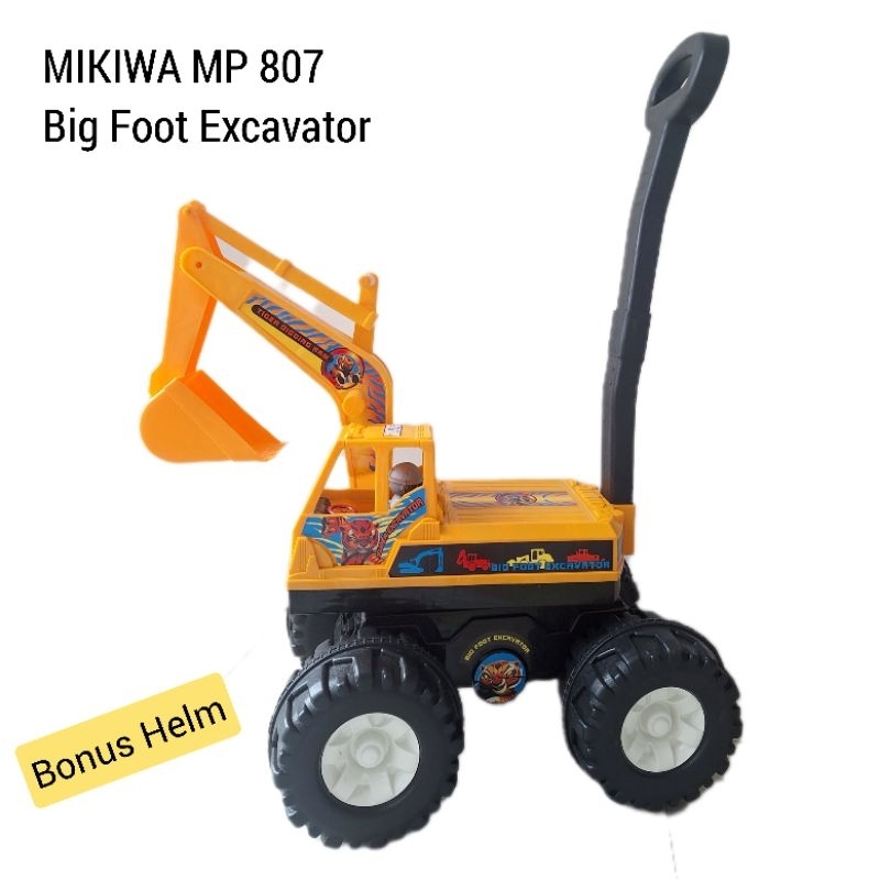 Mainan mobil truk beko / excavator / big digger bisa dinaiki