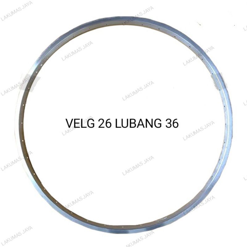 Velg Rims 26 x 1.75 Lubang 36 Hole Rim Sepeda Gunung MTB Mini CTB sayur Federal Polygon Murah Grosir