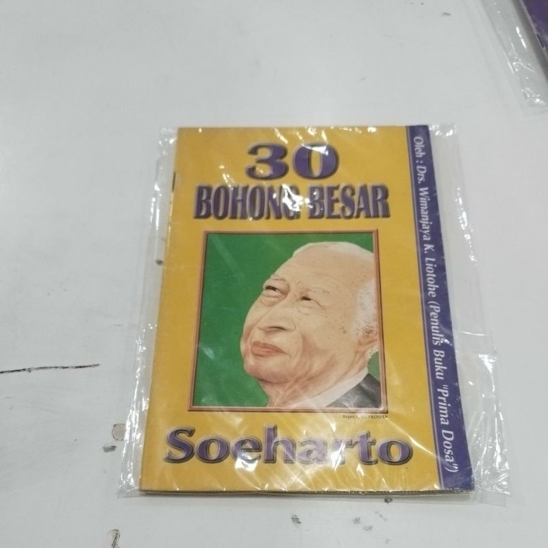 BUKU ORIGINAL 30 BOHONG BESAR SOEHARTO