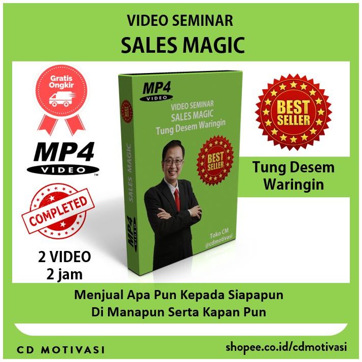 Sales Magic Video Seminar - Tung Desem TDW : Building Trust Pacing Leading Match Mirorring Seni Kurv