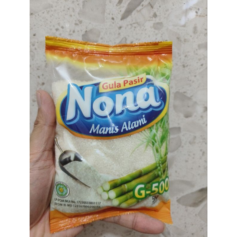 

Gula Pasir Nona Manis Alami Kemasan 420 Gram