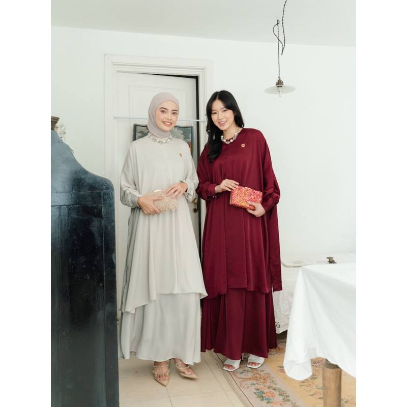 Womenwear - Julia Set/Setelan Rok Wanita/Oneset Jumbo/Oneset Motif/Oneset Polos