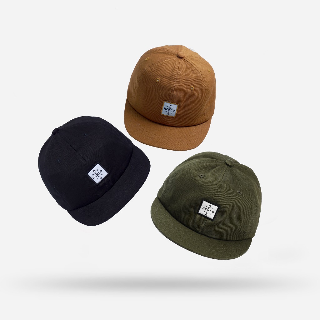 RCKLS. - Polo Cap | Topi Pria Clasic Visor Pendek |Topi Move