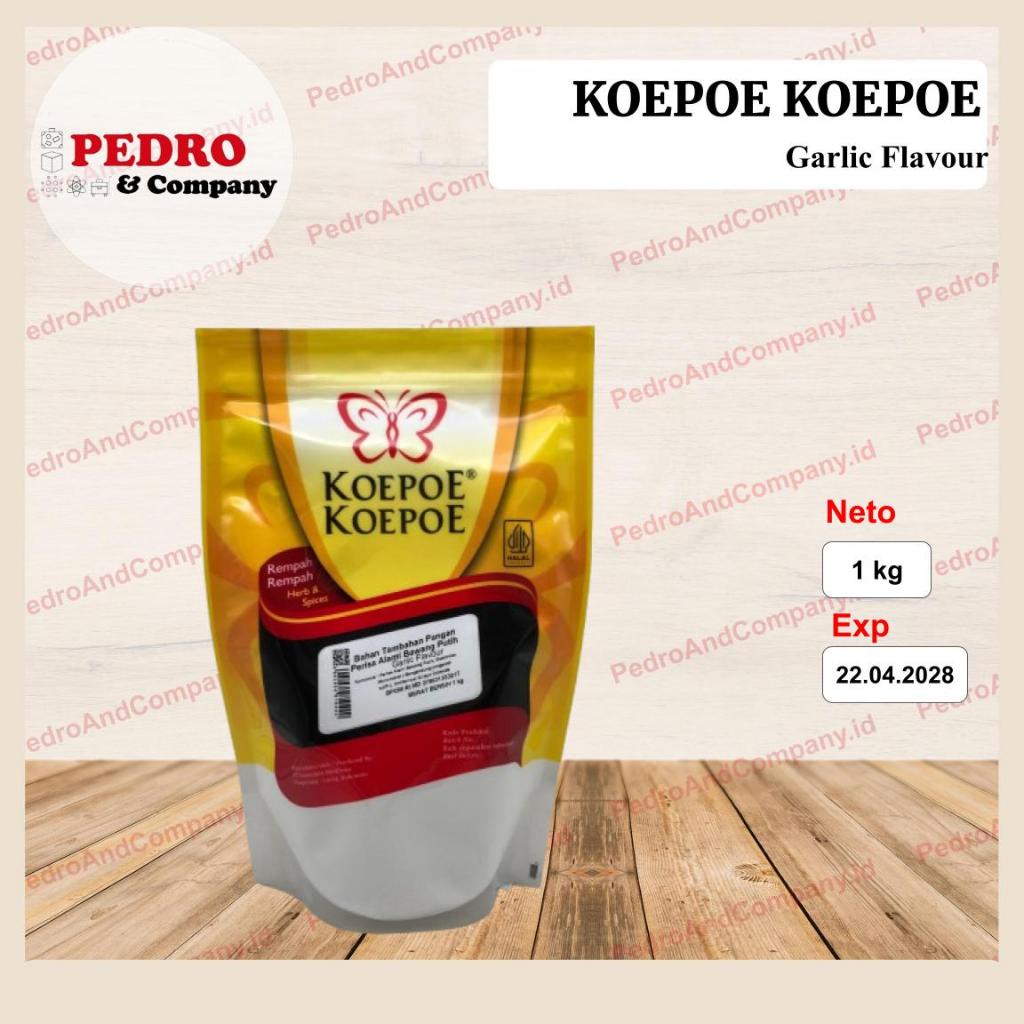 

Koepoe kupu bawang putih bubuk / garlic powder 1 kg - refill pack
