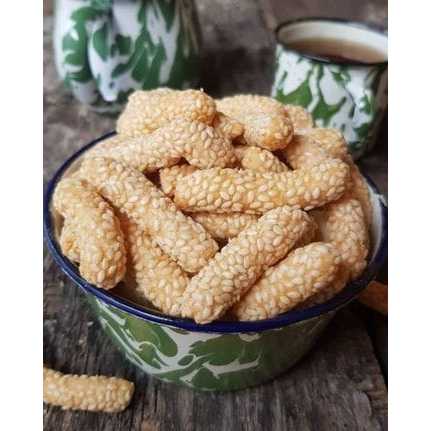 

100 GRAM KECIPUT KETAN MANIS WIJEN PANJANG | KECIPUT KETAN MANIS PREMIUM | KUE KERING KECIPUT KETAN WIJEN PANJANG SUPER