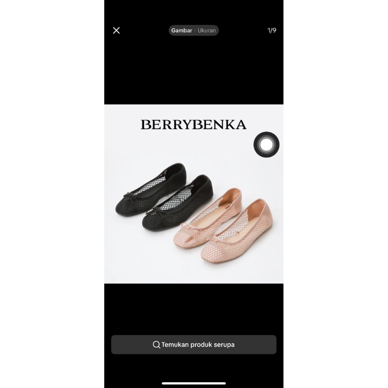 Berrybenka - sepatu flatshoes comfy wanita sofia mashina mesh flat jaring