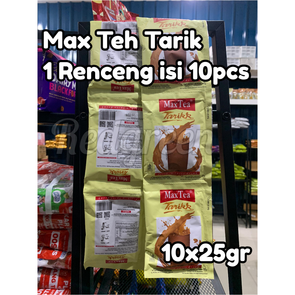 

minuiman bubuk serbuk Tea Teh Tarik Max Tea 1 renceng isi 10 sachet sachcet tehtarik max tea 1renceng isi 10pcs 10x25gr
