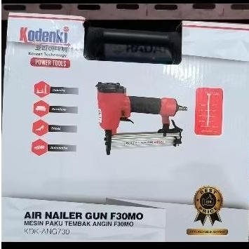 F30 gun nailer kodenki hekter angin paku tembak lurus hekter staples