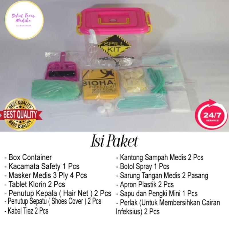 Spill Kit / Spil kit / Spill Kit B3 / Spill Kit Infeksius / Spill Kit Limbah B3 / Spill Kit Medis