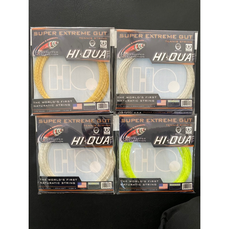 Senar Tennis HIQUA Super Extreme Gut Original