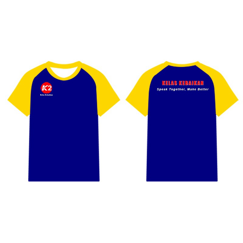 Kaos Custom anak SD Sablon DTF