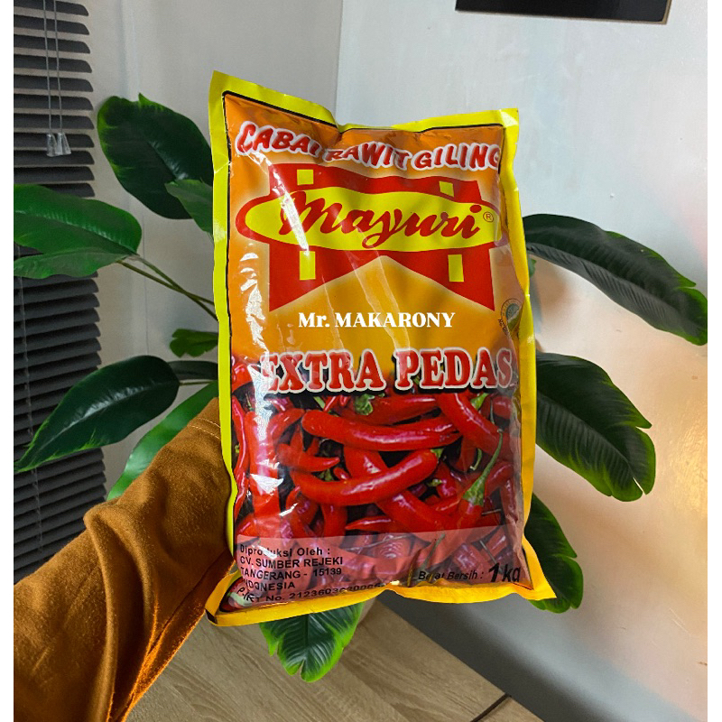 

Cabai Rawit Giling | MAYURI | cabai bubuk | ukuran 1kg | extra pedas