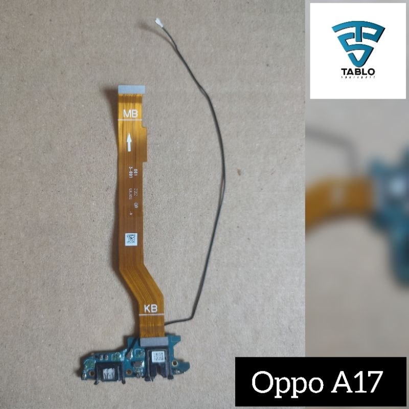fleksibel papan cas antena Oppo A17 ori Copotan HP