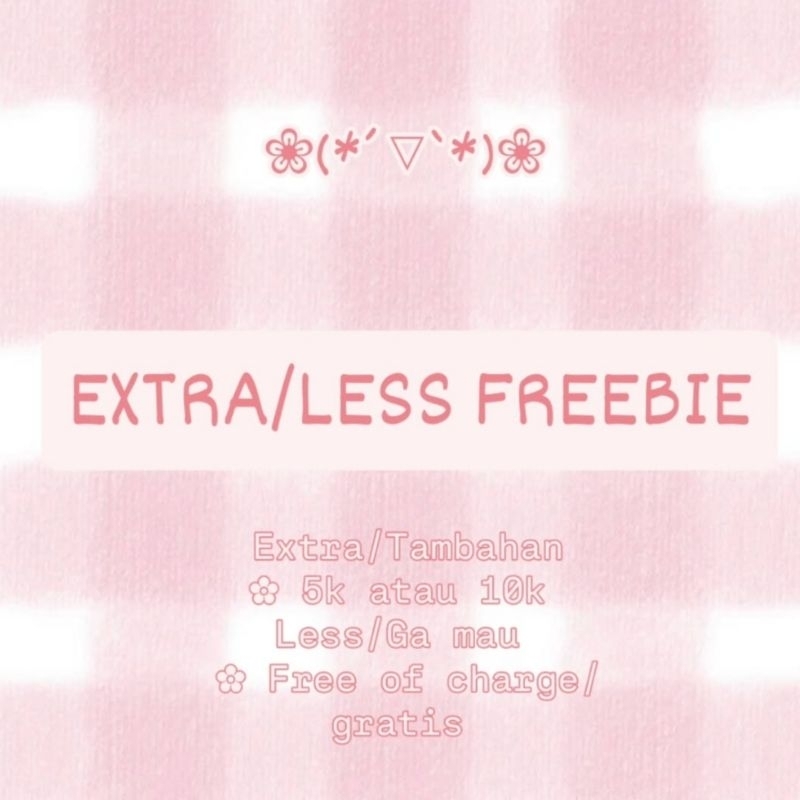 

WAJIB CO TAMBAHAN PACKING