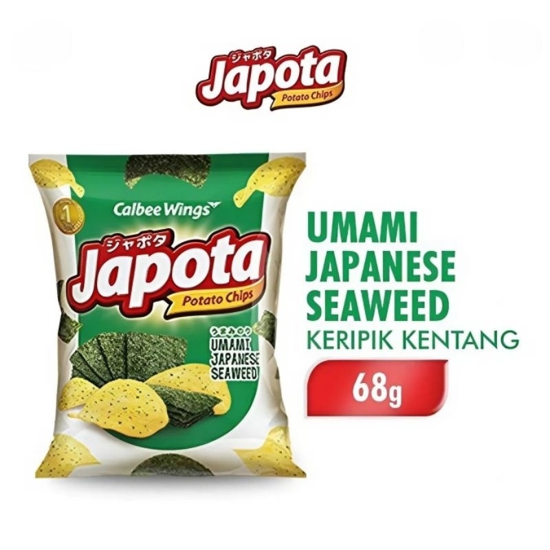 

Japota Potato Chips Umami Japanese Seaweed 68g