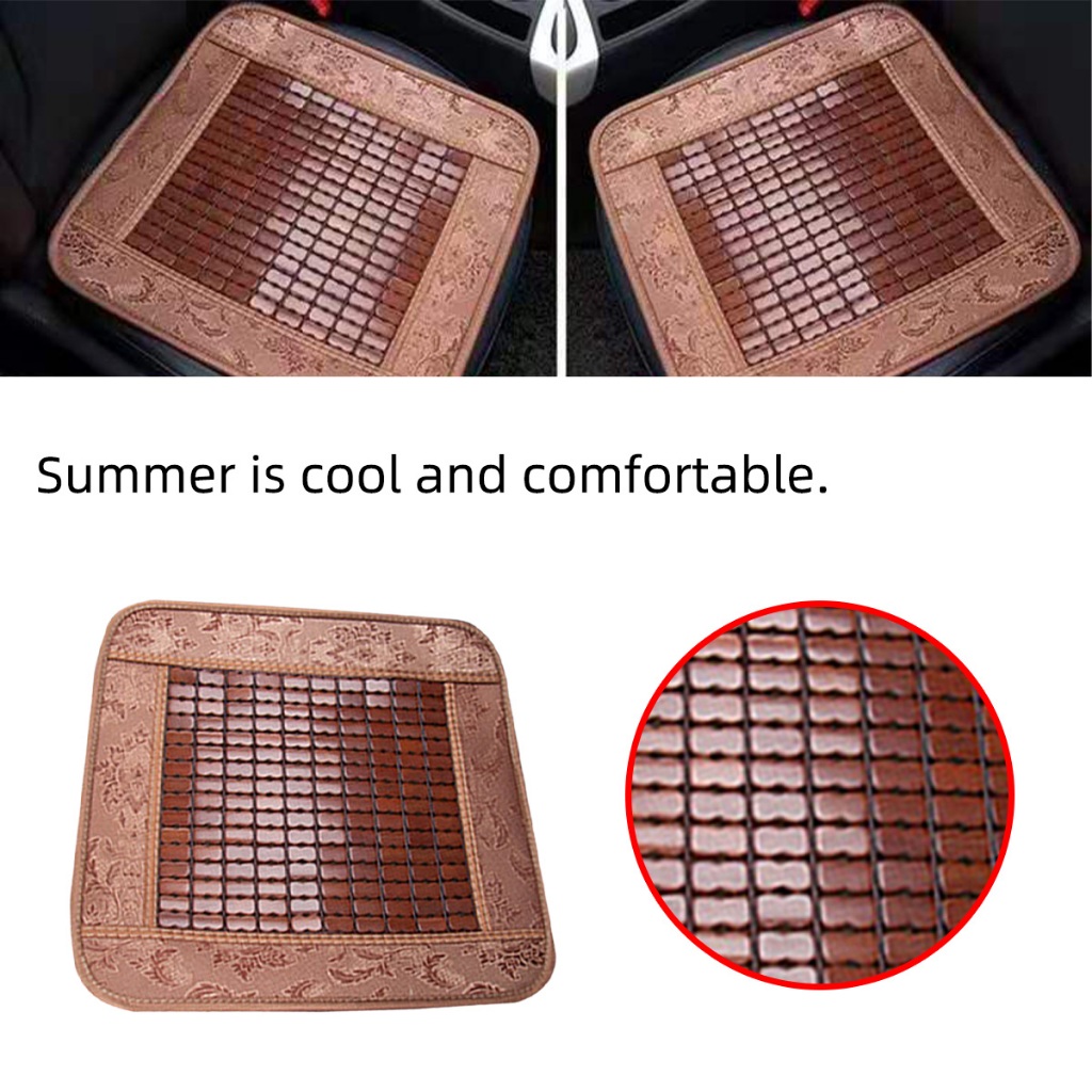 Termurah Alas Duduk Jok Mobil / Alas Duduk Kursi Mobil Tatakan Bambu / Anti Panas Sofa Kursi Alas