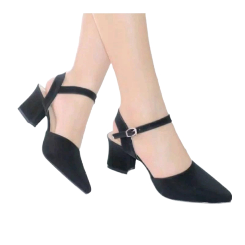 Sandal Wanita Hils Hak Tahu 5cm By Azkayra Slop Gesper