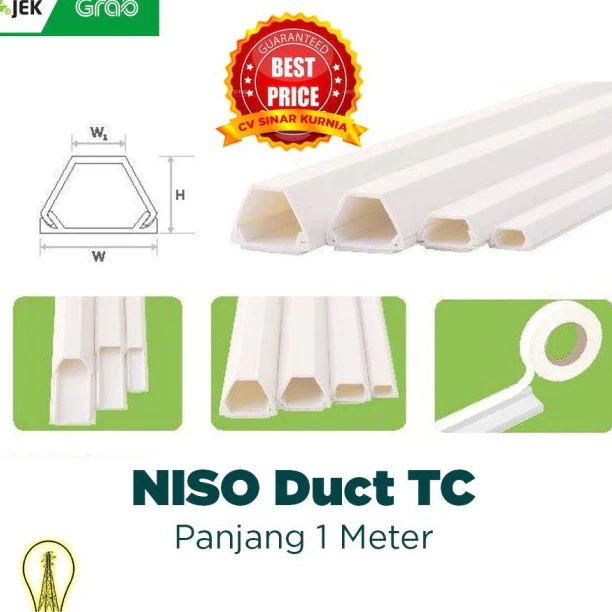 Cable Duct NISO Kabel Protektor / Cable Duct TC1 TC2 TC3 TC4 TC5 TC6 Pelindung Kabel