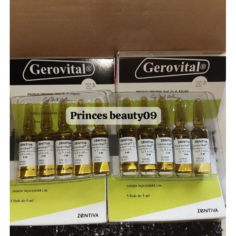 Gerovital h3//ampul cokelat //gerovital h3 (ampul bening)