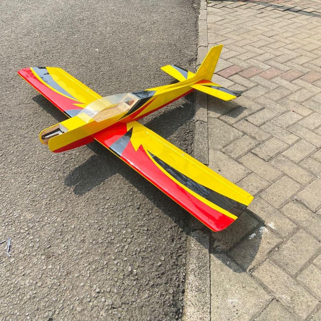 Tiger 2 pesawat trainner untuk mesin 55 - 120 Nitro RC