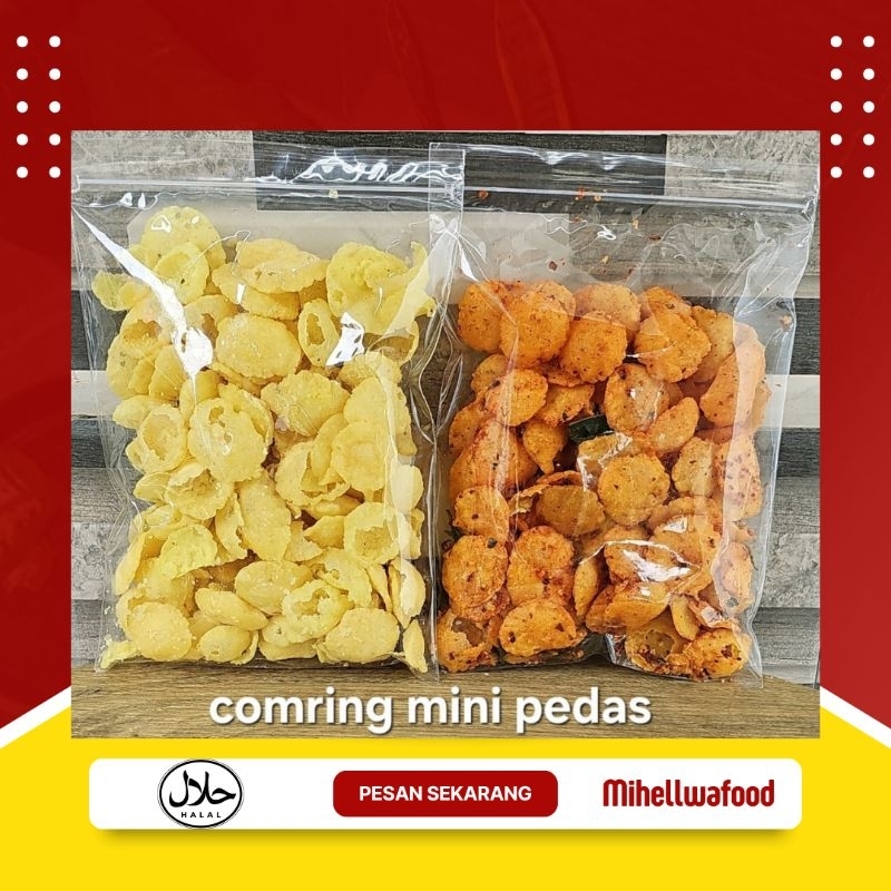 

Comring mini rasa pedas dan original 200 gram