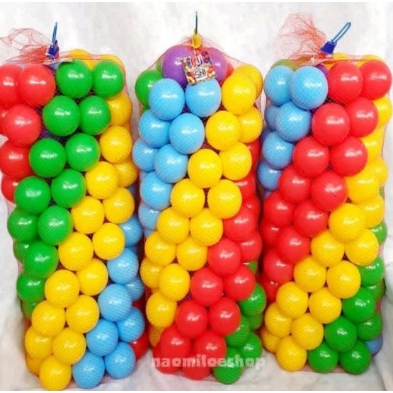 MAINAN MANDI BOLA ANAK SNI ISI 100 PC / MAINAN MANDI BOLA KECIL ISI 100 WARNA WARNI