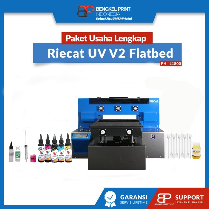 Mesin Printer UV LED Flatbed DTF