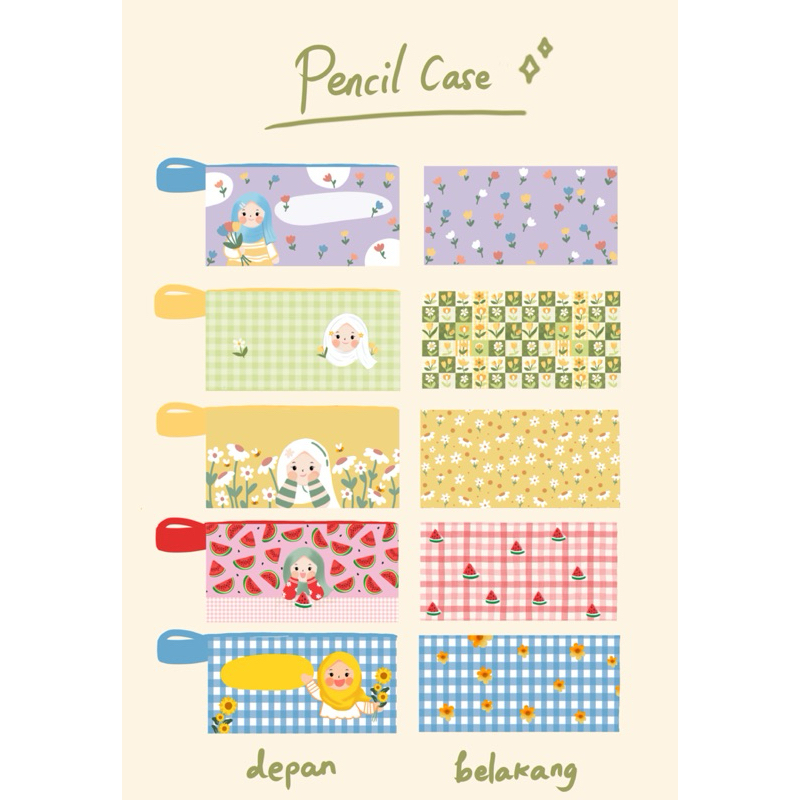 

Pencil Case Custom Tempat Pensil Nama