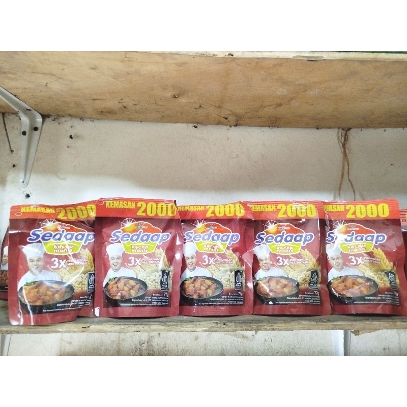 

Kecap sedap 2000 1 paket isi 5 pcs