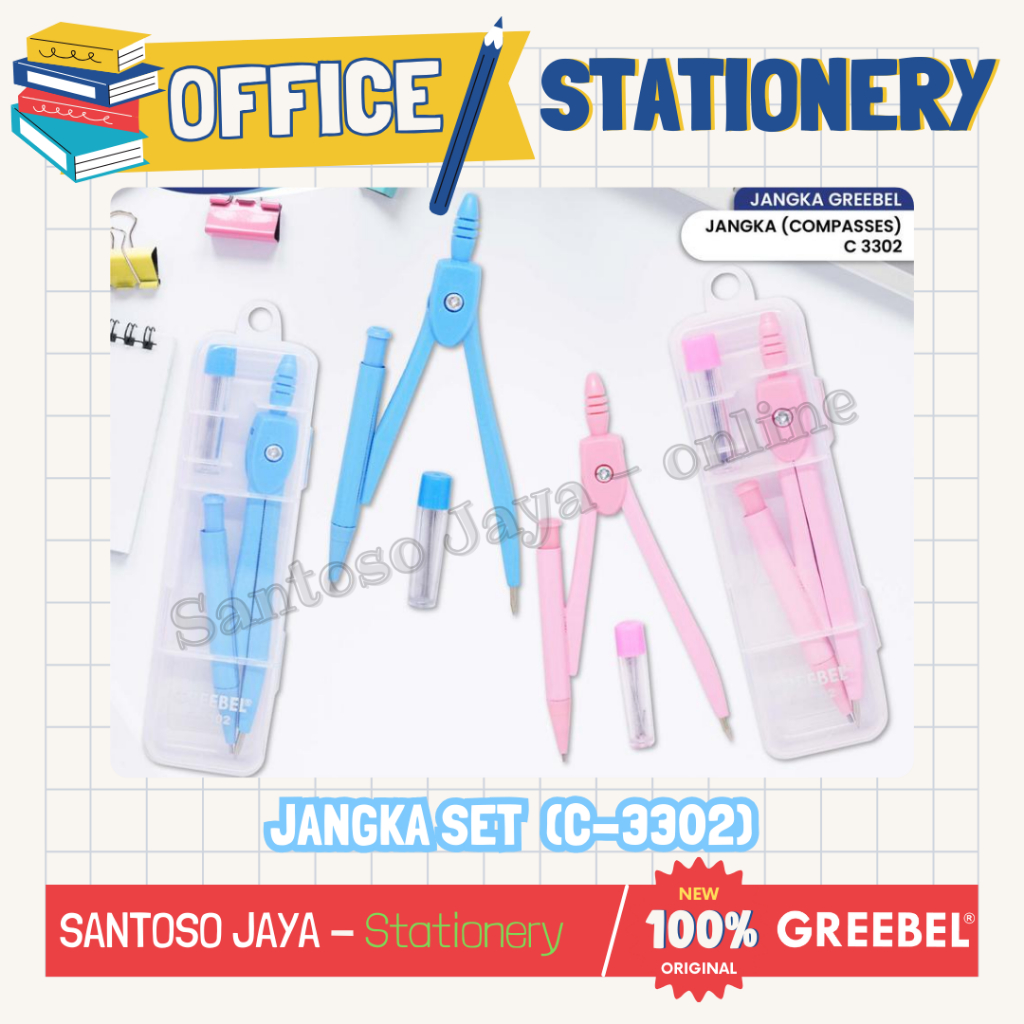 

Jangka Set GREEBEL - Compasses Set C 3302