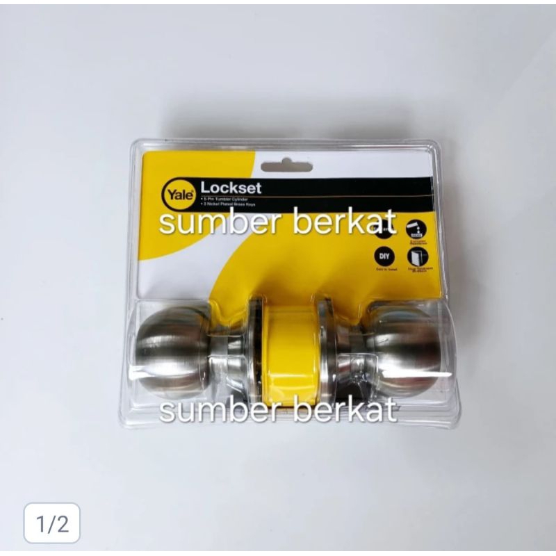 kunci bulat yale vca 5127 us23d , kunci bulat yale vca 5127 us 32d , kunci kamar mandi yale , kunci 