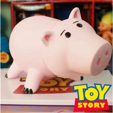 Disney Toy Story3 Doctor.Hamm The Piggy Bank Pig Action Figures Hadiah Ulang Tahun Boneka Mainan Ana