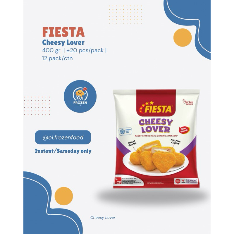 

Fiesta Chicken Nugget Cheesy Lover 400gr